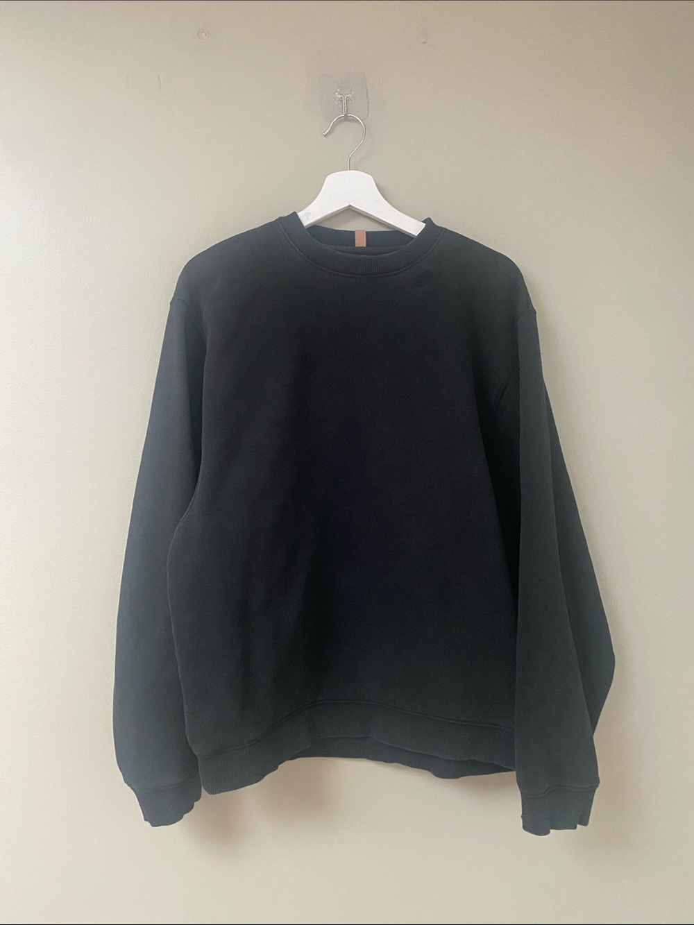 lunya Black Crewneck oversized Sweatshirt